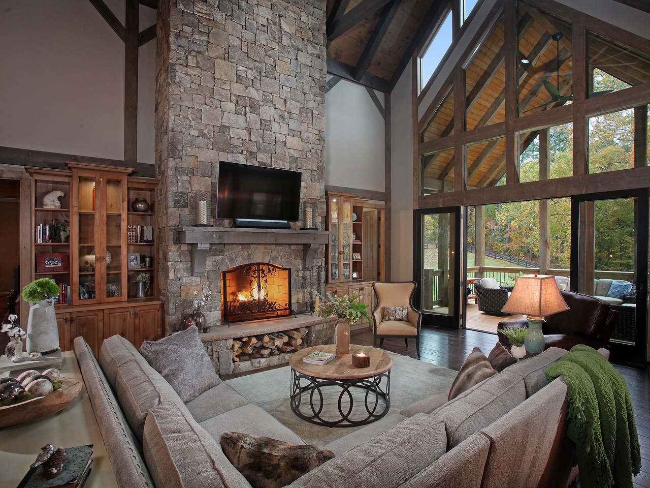 Shady Oaks Great Room Fireplace
